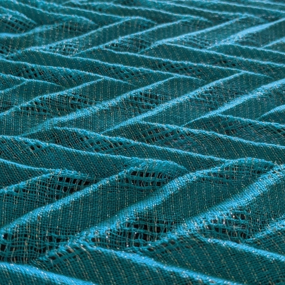 💕HOST PICK💕Lightweight Teal Scarf - Picture 6 of 7